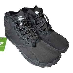 Hike Footwear Caspar Pro Barefoot Winter Shoes Black EU 36 Non-Slip/ Fleece NWT
